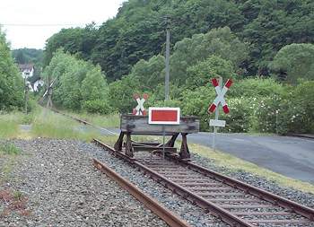 Prellbock ex H&ouml;nningen (Juni 2001)