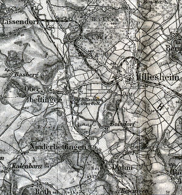 Verzweigung bei Hillesheim, ca. 1936