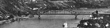 historische Brücke von Remagen